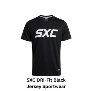 SXC DRI-Fit Black Jersey Sportwear