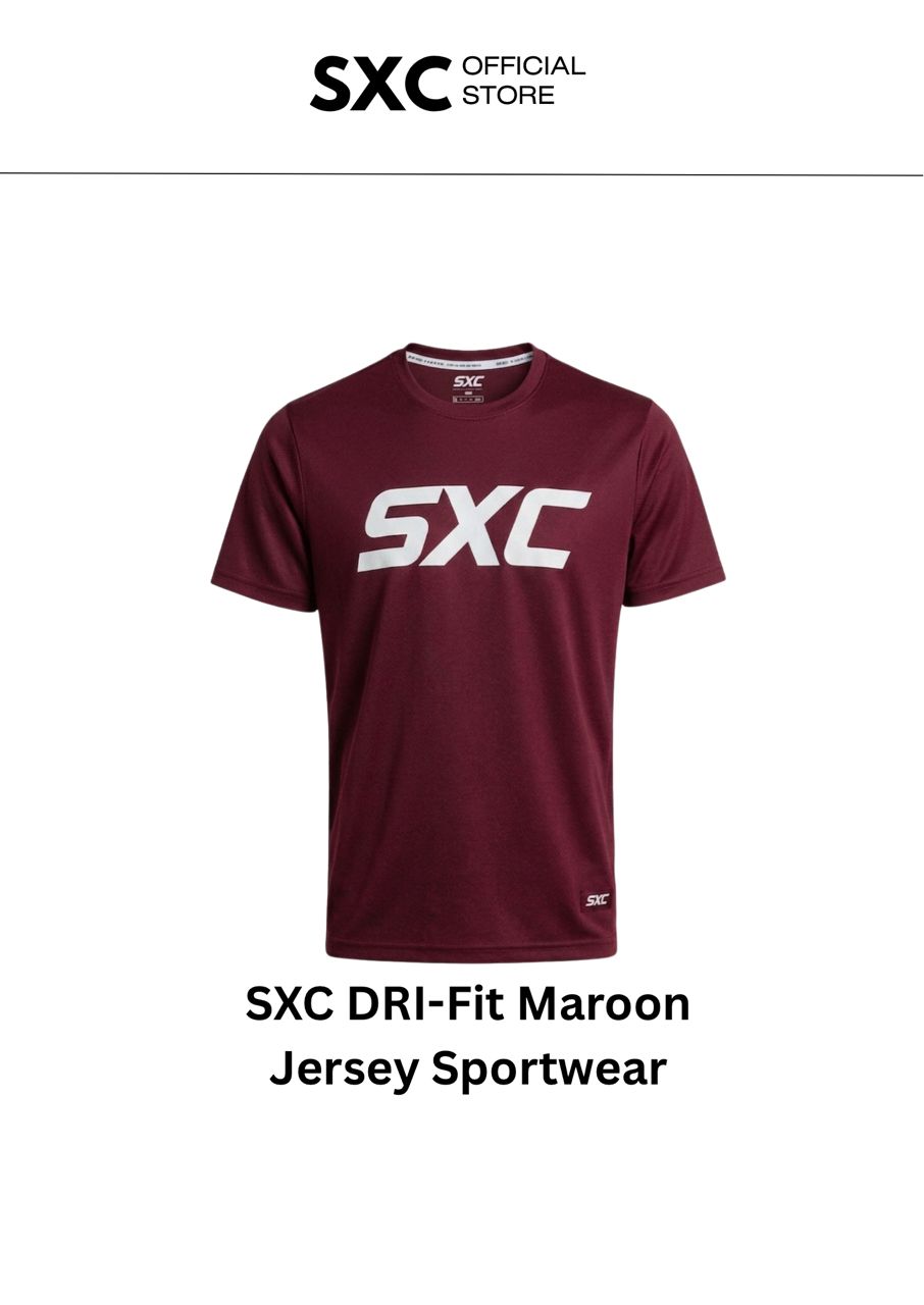 SXC DRI-Fit Maroon Jersey Sportwear