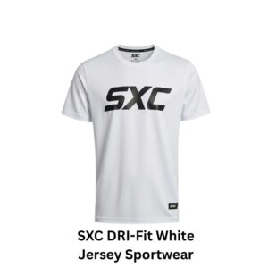 SXC DRI-Fit White Jersey Sportwear