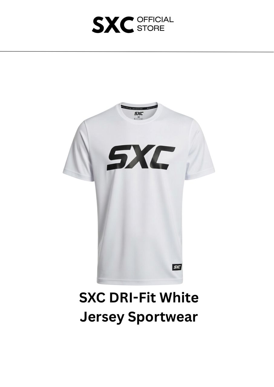 SXC DRI-Fit White Jersey Sportwear