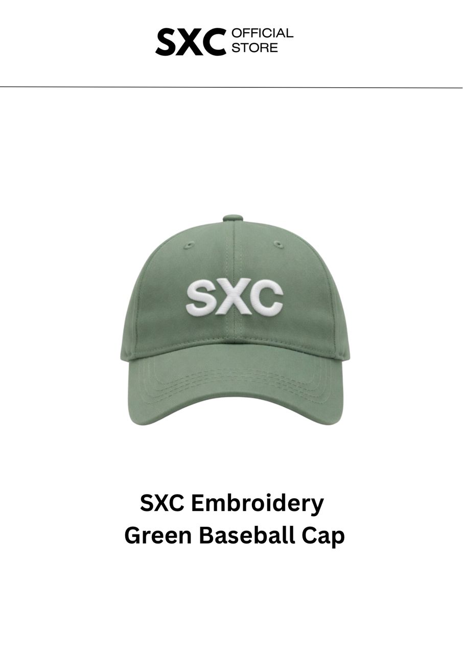 SXC Embroidery Green Baseball Cap
