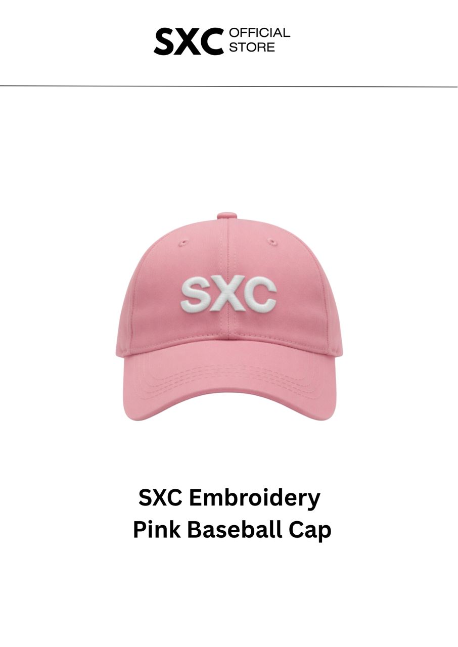 SXC Embroidery Pink Baseball Cap