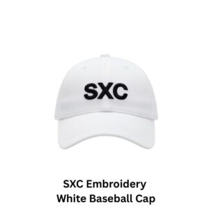 SXC Embroidery White Baseball Cap