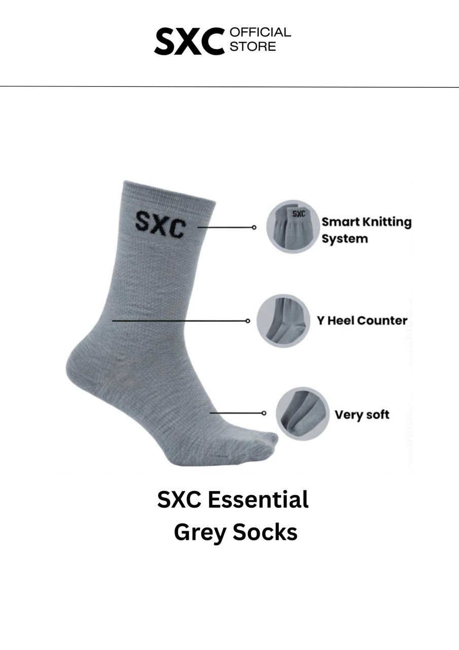 SXC Essential Grey Socks