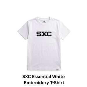 SXC Essential White Embroidery T-Shirt