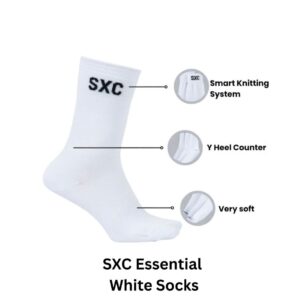 SXC Essential White Socks
